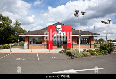 KFC restaurant, London, England, UK. Stock Photo