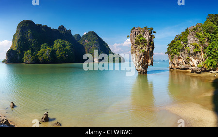 Phang Nga Bay, James Bond Island, Thailand Stock Photo