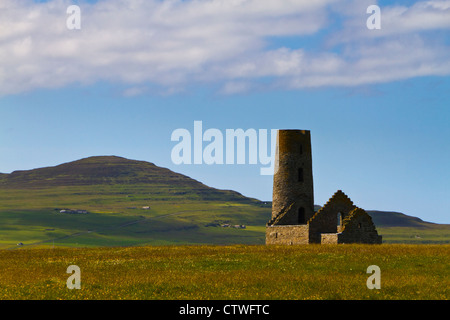 Orkney Islands, Egilsay, St Magnus kirk Stock Photo