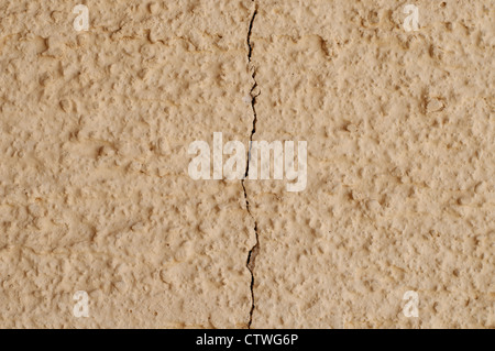 Cracked wall Stock Photo