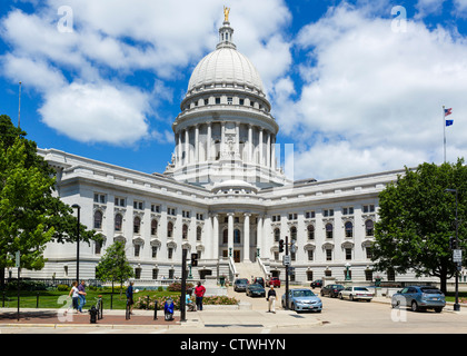 Wisconsin State Capitol, Madison, Wisconsin, USA Stock Photo
