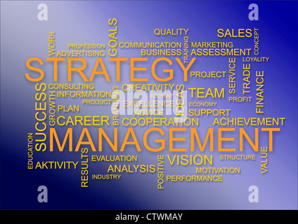 business word cloud Stock Photo