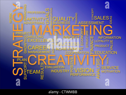 business word cloud Stock Photo