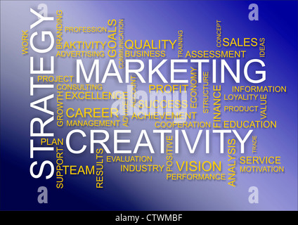 business word cloud Stock Photo