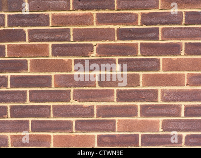 Close on a section of a brick wall facade Stock Photo