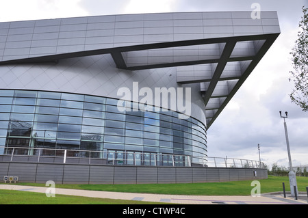 Commonwealth Sports Arena and Sir Chris Hoy Velodrome in the East end of Glasgow Stock Photo