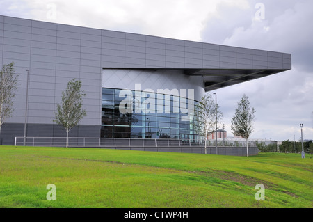 Commonwealth Sports Arena and Sir Chris Hoy Velodrome in the East end of Glasgow Stock Photo