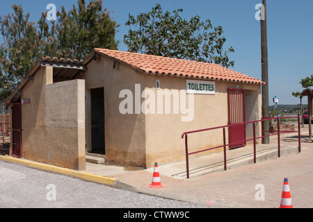 Public Toilets Gruissan Languedoc-Roussillon France Stock Photo