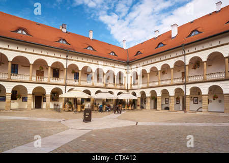 The Niepolomice Royal Castle is a Gothic castle from the mid-14th century, Niepolomice, Poland, Europe Stock Photo