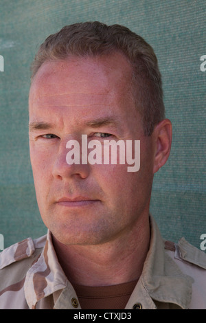 col. Ron Smits, commander dutch military, kunduz, Afghanistan Stock ...