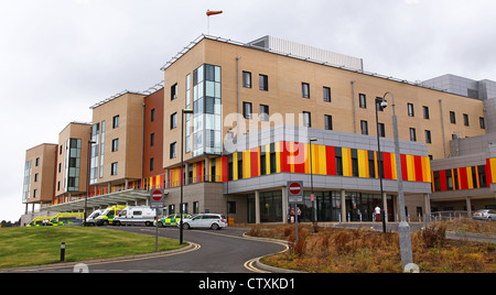 Accident and Emergency department University Hospital North Staffordshire Stoke-on-Trent, Staffordshire, England, UK Stock Photo