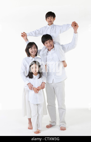 A happy family Stock Photo