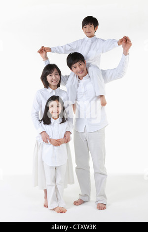 A happy family Stock Photo