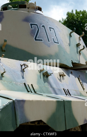 PRESERVED GERMAN ROYAL TIGER TANK DISABLED IN THE ARDENNES DURING THE ...
