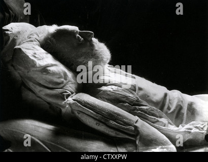 VICTOR HUGO (1802-1885) French writer  on his deathbed Stock Photo