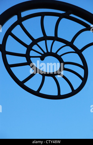 Fossil silhouette Stock Photo