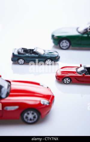 Various sizes of car models Stock Photo