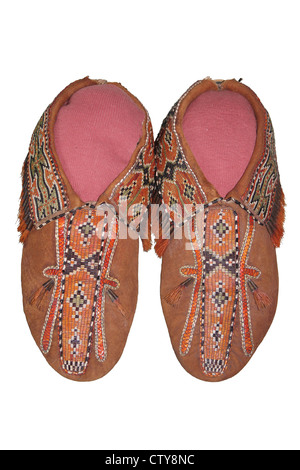 Indian Moccasins Stock Photo