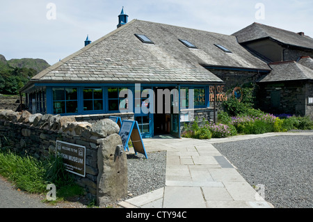 The Ruskin Museum in summer Coniston Cumbria Lake District National Park England UK United Kingdom GB Great Britain Stock Photo