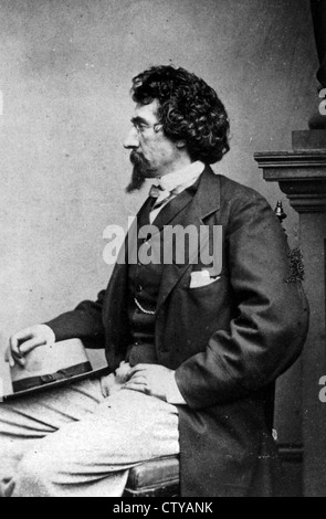 MATHEW BRADY ( c 1822-1896)  American photographer in 1875 Stock Photo