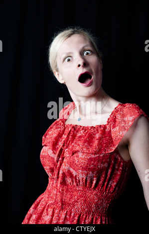 Surprised woman Stock Photo
