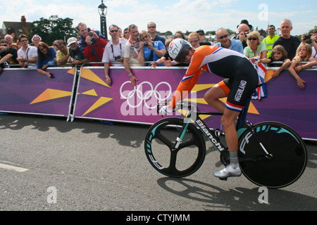 Lieuwe Westra, Men's Time Trial, London 2012 Olympics. Photo by Kim ...