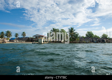 San Blas Islands off the coast of Panama. Home to the Kuna Indians. Stock Photo