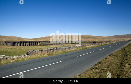 Ribblehead viaduct, North Yorkshire. Monday 26th March 2012. Stock Photo