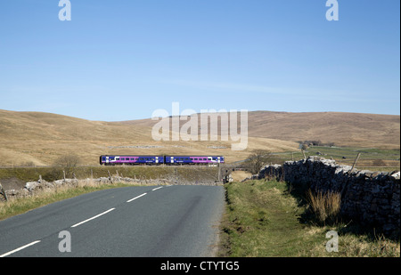 Northern Rail class 158, Ribblehead, North Yorkshire. Monday 26th March 2012. Stock Photo