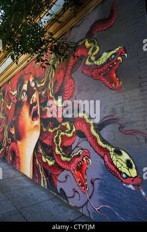 Graffiti in Haight Ashbury, San Francisco CA Stock Photo