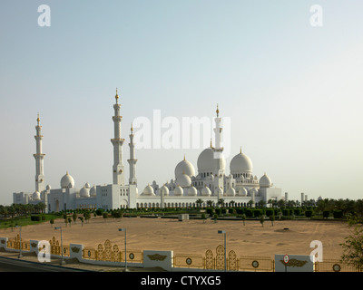Grand Mosque with domes and towers Stock Photo
