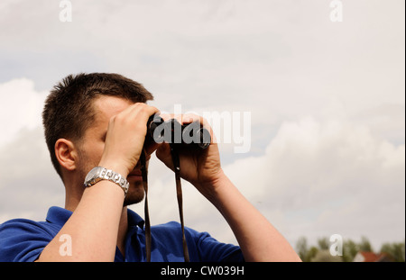 Binoculars Stock Photo
