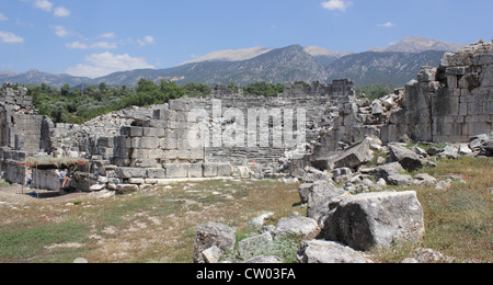 Tlos, Ancient city in Turkey Stock Photo