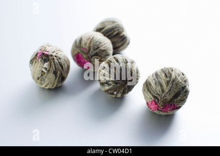 Close up of jasmine lychee tea leaves Stock Photo
