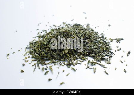 Close up of pile of tea leaves Stock Photo