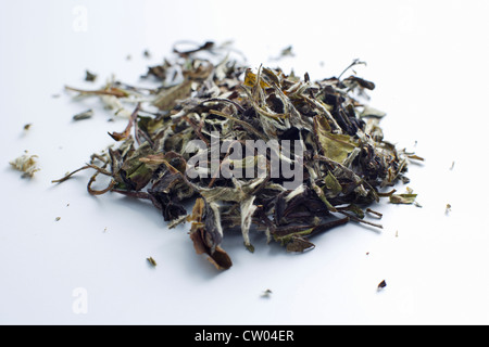 Close up of pile of tea leaves Stock Photo