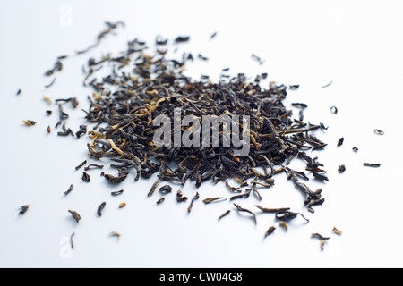 Close up of pile of tea leaves Stock Photo