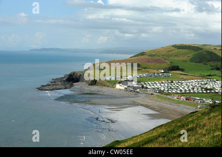 Clarach Bay near Aberystwyth Wales Uk Stock Photo