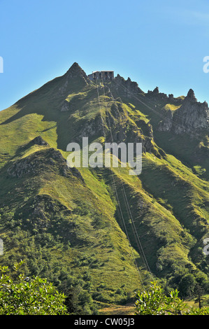Sancy peak Puy de Dome Auvergne Massif Central France Stock Photo