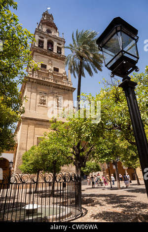 Cordoba, Andalucia, Spain, Europe. The courtyard of the famous Mosque Cathedral. Stock Photo