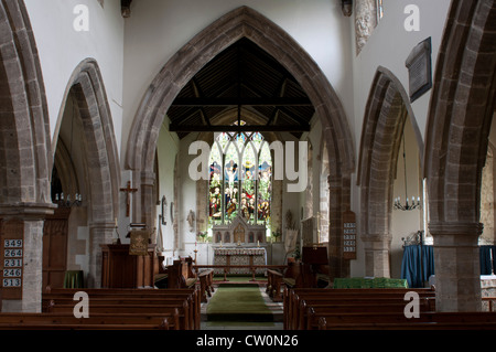 St. Mary Magdalene Church, Helmdon, Northamptonshire, UK Stock Photo