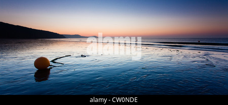 Pentewan Sunrise, Cornwall Stock Photo