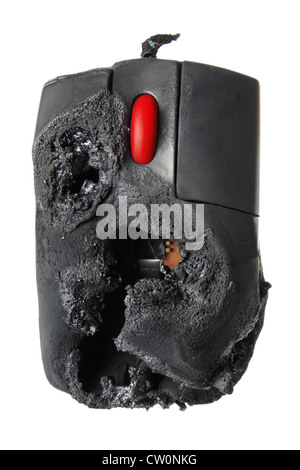 Burning Mouse Click Burnt Computer Mouse Stock Photo - Alamy