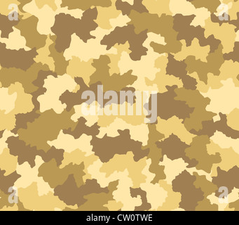 Desert camouflage pattern seamlessly tileable Stock Photo