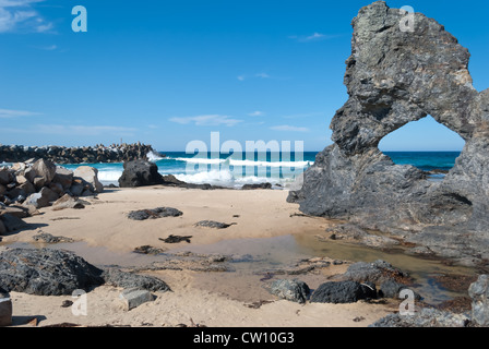 Australia rock, Narooma, NSW Stock Photo