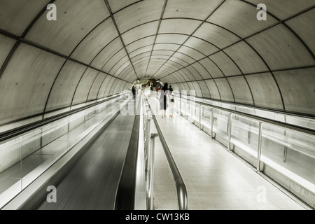 Metro station in Bilbao, Spain. Bilbao metro stations were designed by Norman Foster. Stock Photo