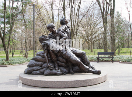 Women's Vietnam War Memorial Stock Photo
