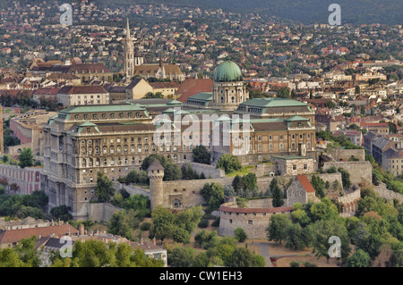 Buda castle (Royal Palace) in Budapest, Hungary Stock Photo