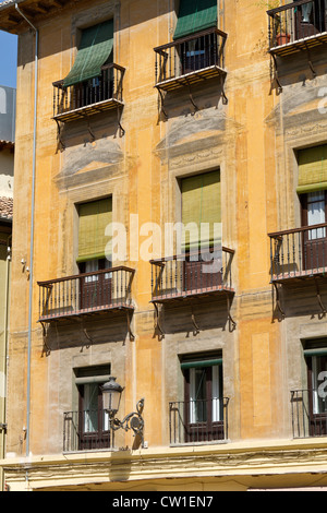 Traditional Spanish buildings in Granada Spain Stock Photo