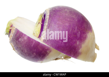 Turnip Cut in Half Stock Photo